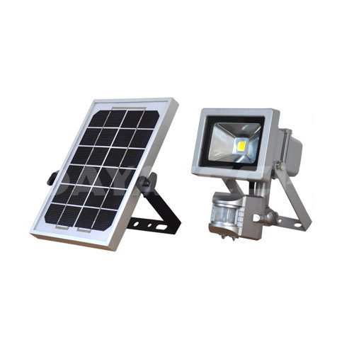 Solar 10W PIR Motion LED sikkerhetslys